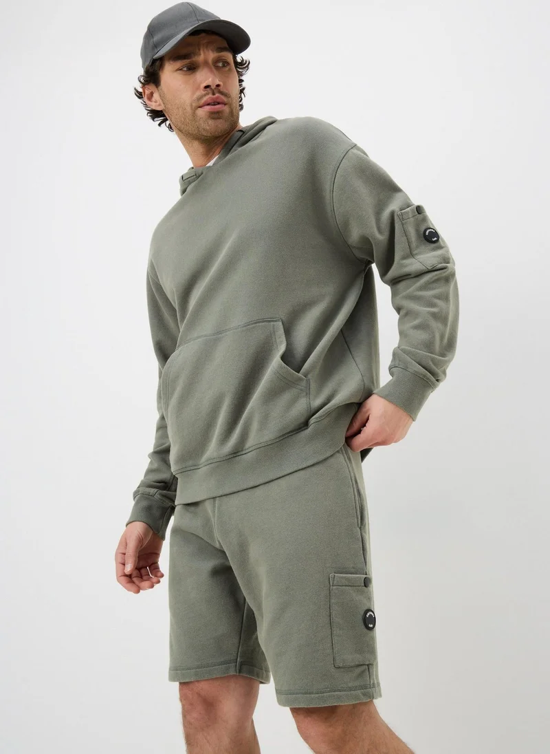 Matalan Khaki Washed Co Ord Jogger Shorts